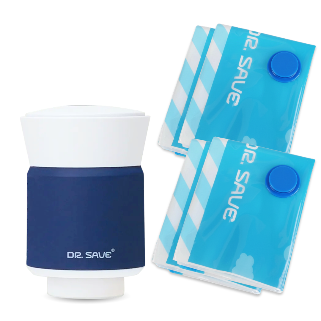DR.SAVE_ALPHA_blue圧縮袋ブルーホームストレージセット