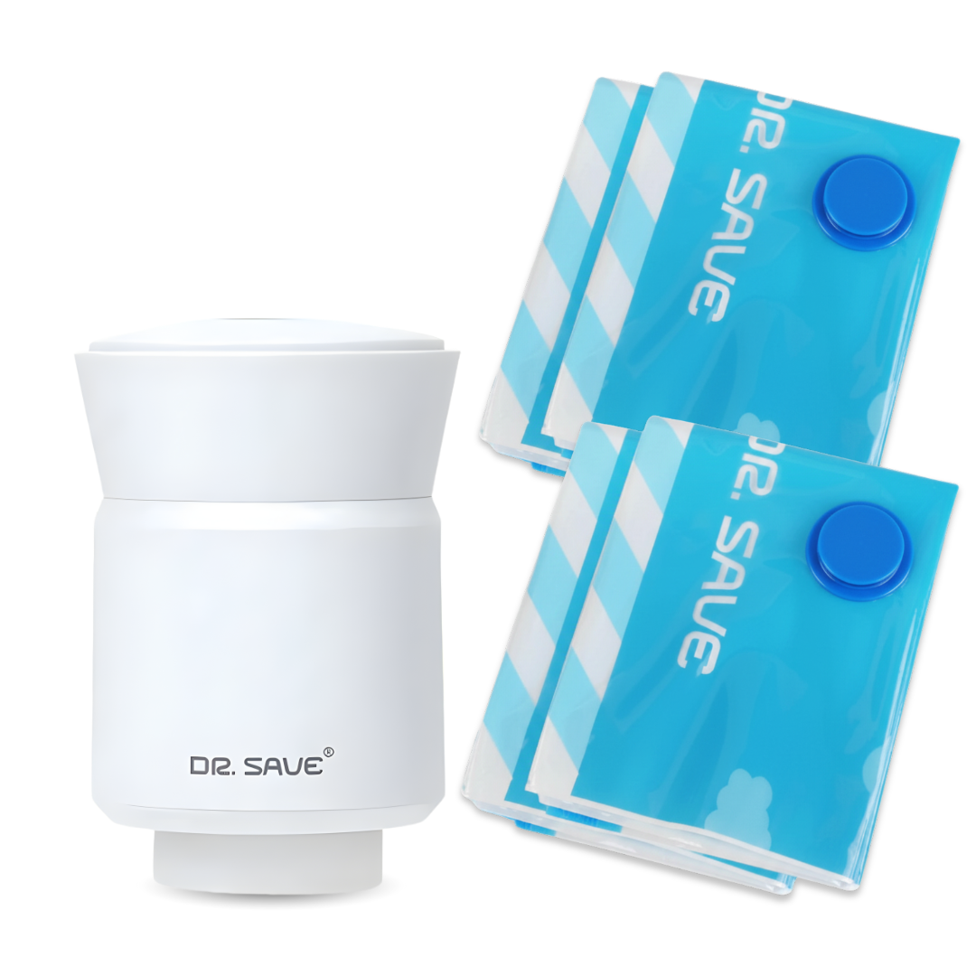 DR.SAVE_ALPHA_white_圧縮袋ブルー＿ホームストレージセット