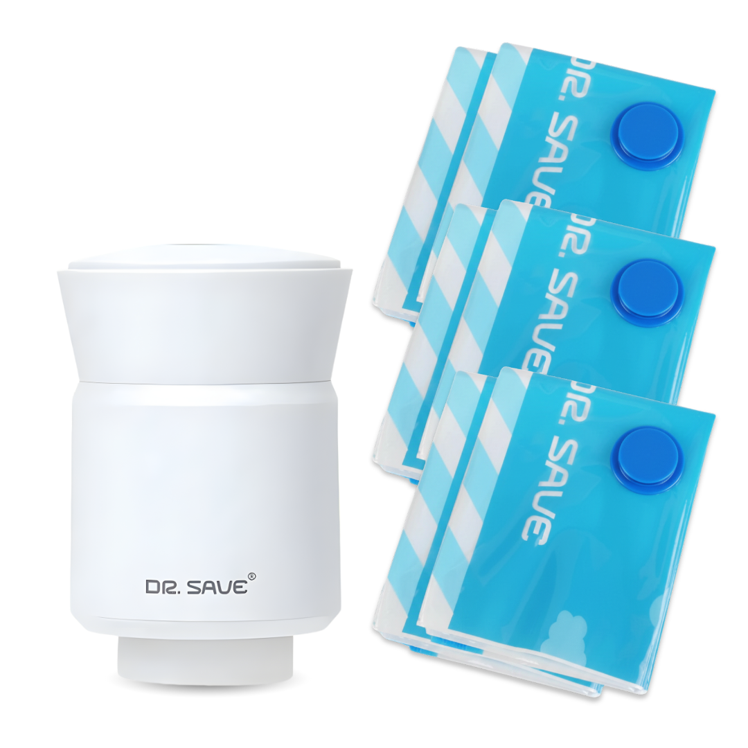 DR.SAVE_ALPHA_white_圧縮袋ブルー